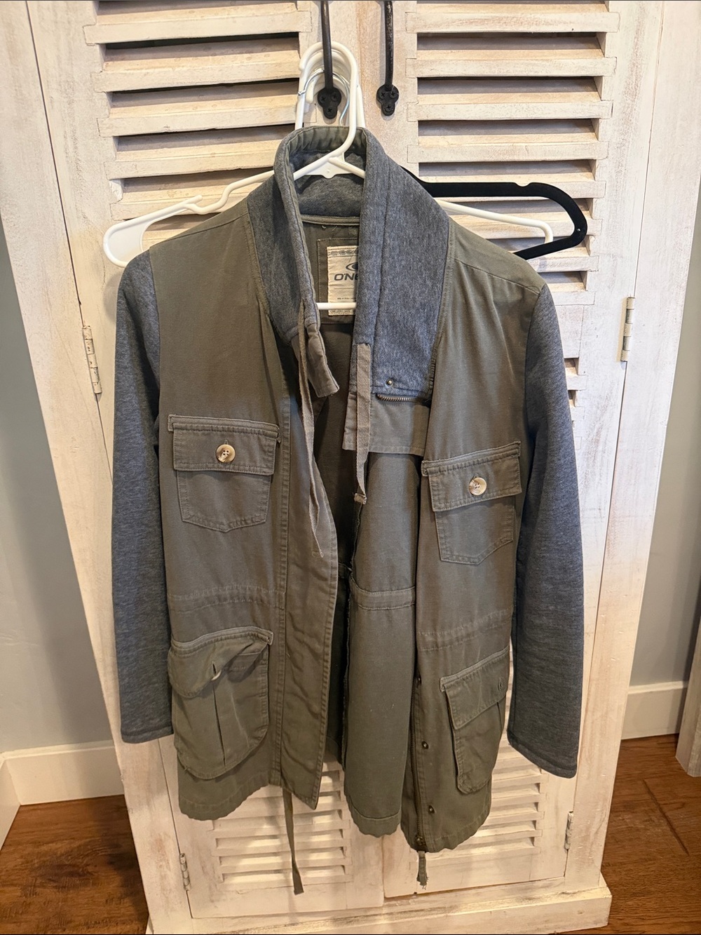 O'Neill Olive Green & Gray Field Jacket